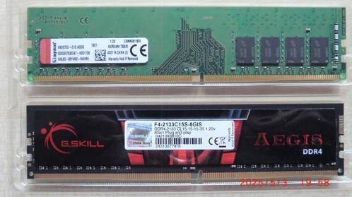 DDR4 2x 8Mb RAM, Computers en Software, RAM geheugen, Zo goed als nieuw, Desktop, 16 GB, DDR4, Ophalen of Verzenden