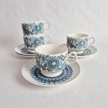Set van 4 vintage kop en schotels Castillian Collection beschikbaar voor biedingen