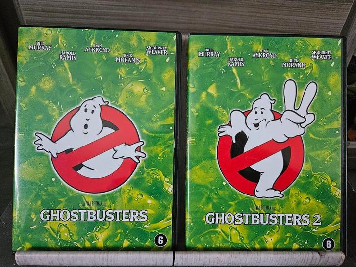 Ghostbusters 1 + 2  Bill Murray en Sigourney Weaver  2 Dvd's, Cd's en Dvd's, Dvd's | Komedie, Zo goed als nieuw, Overige genres
