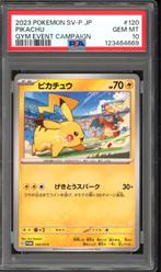 Pikachu PSA 10 - SV-P 120 - Japanese Promo 2023, Ophalen of Verzenden, Zo goed als nieuw, Losse kaart