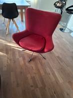 Rode Draaistoel - Gebruikt, Huis en Inrichting, Fauteuils, Ophalen, Gebruikt, 50 tot 75 cm