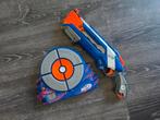 Nerf target bord en gun, Ophalen of Verzenden, Gebruikt