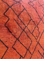 Handgeknoopt echt wollen Berber/Marokkaans tapijt, Huis en Inrichting, Stoffering | Tapijten en Kleden, Ophalen, Bruin, 150 tot 200 cm