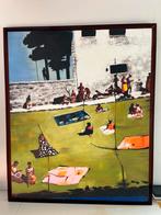 HK Living Endless Summer Schilderij Modern Kunstwerk, Antiek en Kunst, Ophalen