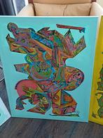 7 Schilderijen van Bert Peeters - Olieverf op Linnen, Ophalen