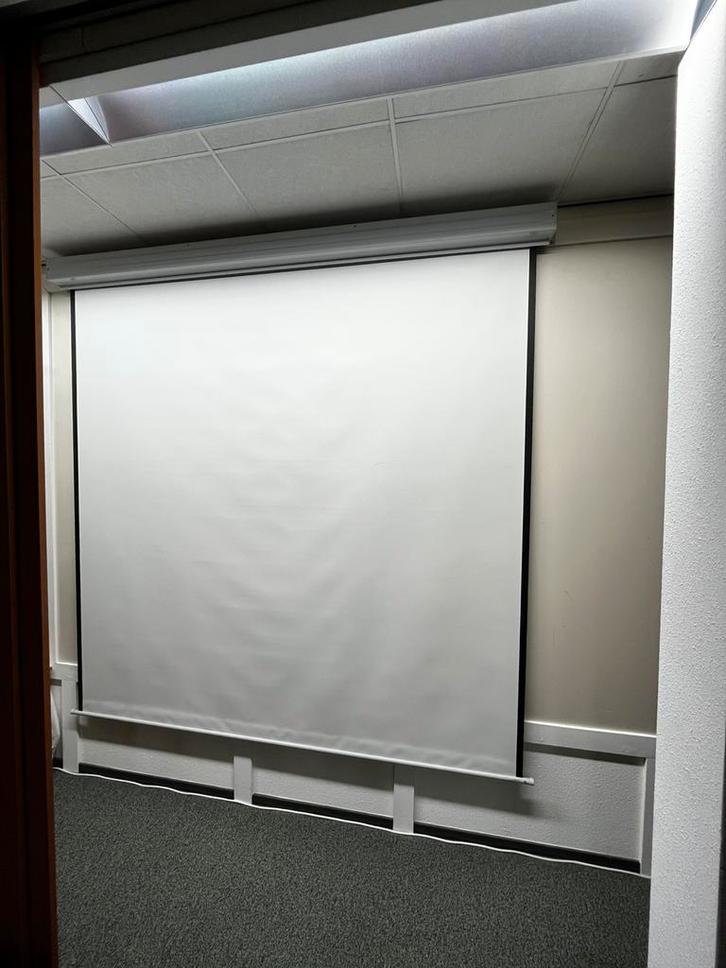 Projectiescherm - Projecta, Audio, Tv en Foto, Projectieschermen, Gebruikt, Elektrisch, Ophalen