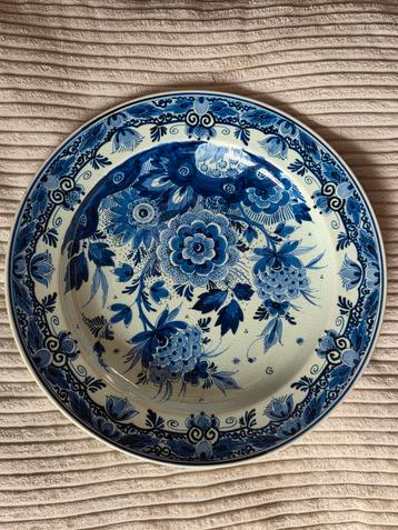 Delfts Blauw Wandbord Lazarus Huisje beschikbaar voor biedingen