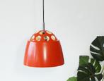 Zeldzame Hanglamp jaren 60 70 Space Age Lamp Orange Massive, Ophalen of Verzenden, Space Age, Minder dan 50 cm