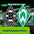 tickets Borussia Mönchengladbach - Werder Bremen, Losse kaart, Drie personen of meer, September