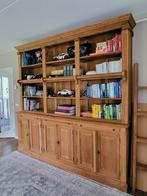 prachtige bibliotheekkast buffetkast boekenkast met ladder, Huis en Inrichting, Ophalen, Gebruikt, 200 cm of meer, 200 cm of meer