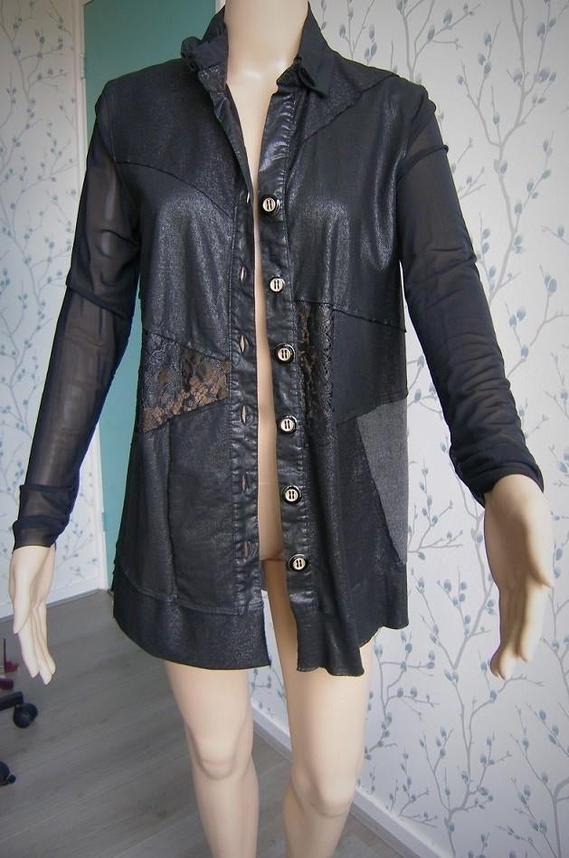ELISA CAVALETTI Zwarte (Feest-) Blouse maat S (Nieuw), Zwart, Nieuw, Ophalen of Verzenden, Elisa Cavaletti