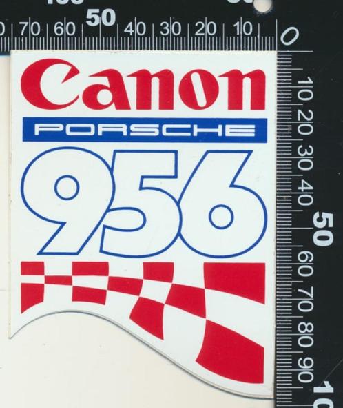 Sticker: Canon - Porsche 956, Verzamelen, Stickers, Zo goed als nieuw, Auto of Motor, Ophalen of Verzenden