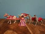 Prinses met koets en 2 paarden, Ophalen of Verzenden