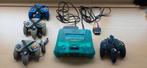 Nintendo 64 + controllers, Ophalen of Verzenden, Gebruikt, Met 2 controllers