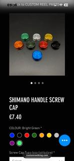 Shimano XTD/XTE Groene upgrade, Watersport en Boten, Hengelsport | Karpervissen, Ophalen of Verzenden, Nieuw, Molen