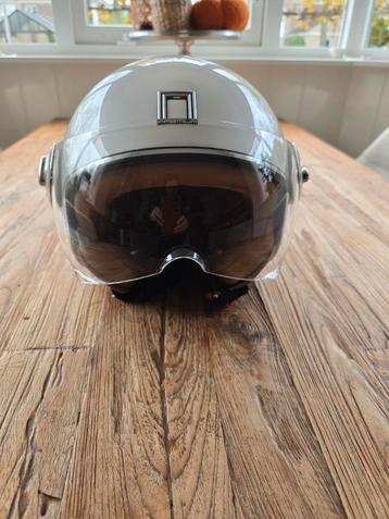 Nox idol helm creme met cognac kleurige binnenkant, zgst beschikbaar voor biedingen