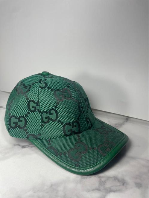 Groene Gucci zomer pet, Kleding | Heren, Hoeden en Petten, Nieuw, Pet, One size fits all, Ophalen of Verzenden