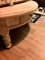Ronde Salontafel met Lades - Veendam, Huis en Inrichting, Gebruikt, Rond, Minder dan 50 cm, Overige houtsoorten