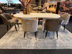 Eettafel Selli ovaal Modern 200cm wit met extra 50%Korting, Overige materialen, 100 tot 150 cm, #Eettafel#Wit#Organisch#200#Glasvezel#Modern