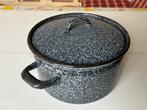 Vintage emaille pan grijs, Antiek en Kunst, Antiek | Emaille, Ophalen of Verzenden