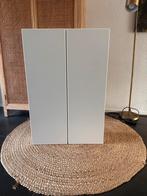Witte kast met deuren, Ophalen, Kunststof, Gebruikt, 50 tot 100 cm