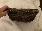 Rieten ovaal mandje, Gebruikt, Mand, Ophalen of Verzenden, Riet