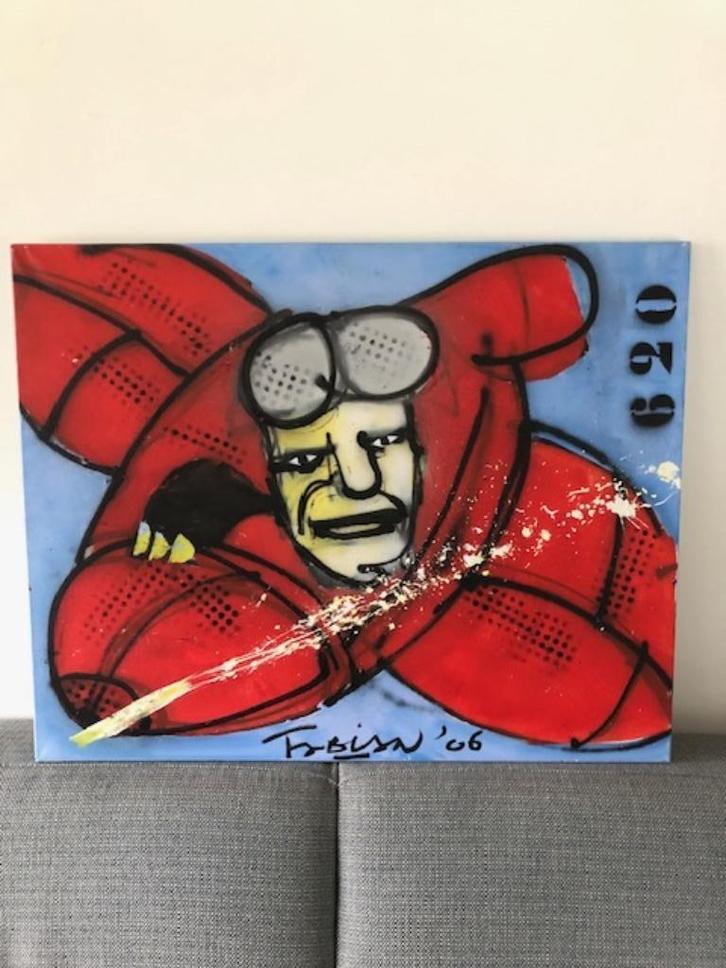 Schilderij van "Fabian "   MET CERTIFICAAT VAN ECHTHEID !, Antiek en Kunst, Kunst | Schilderijen | Klassiek, Ophalen