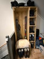 Ski’s opbergkast, wintersport vakkenkast steigerhout., Ophalen, Zo goed als nieuw