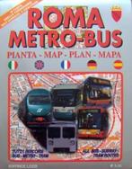 Kaart Roma en Comune di Roma + metro en bus, Boeken, Atlassen en Landkaarten, 2000 tot heden, Ophalen of Verzenden, Zo goed als nieuw