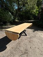 Douglas eettafel met inklapbare zijkant, Huis en Inrichting, Tafels | Eettafels, Ophalen of Verzenden, Vijf personen of meer, Rechthoekig