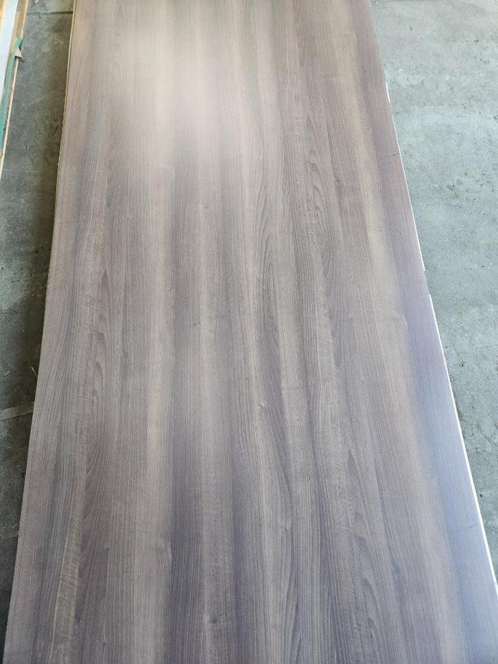 HPL fineer platen Formica donker eiken 305x130 ( 412 ), Doe-het-zelf en Verbouw, Platen en Panelen, Nieuw, HPL, Ophalen