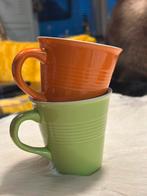 2 x beker aardewerk beker als “plastic bekertje” COSY & Tren, Ophalen of Verzenden, Zo goed als nieuw, Overige stijlen, Kop(pen) en/of Schotel(s)