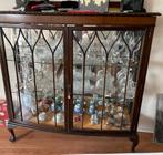 Antiek elegant vitrine kastje met spiegelachterwand, Ophalen