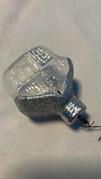 Vintage kerstbal, huisje transparant, Ophalen of Verzenden, Zo goed als nieuw