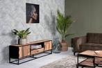 Tv meubel dakota 150 cm teak/staal, Ophalen, Nieuw