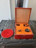 Vintage Telenco iGrammofoon in Houten Kist, Antiek en Kunst, Antiek | Tv's en Audio, Ophalen of Verzenden