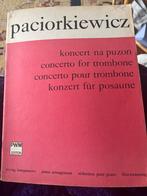 Paciorkiewicz - Concert voor Trombone, Gebruikt, Klassiek, Ophalen of Verzenden, Artiest of Componist