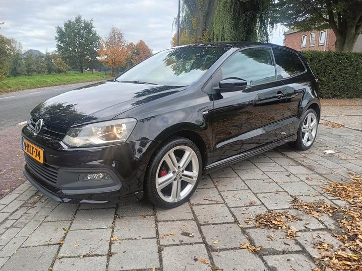 Volkswagen Polo R LINE 1.2 TSI MATCH 66KW 2013 Zwart, Auto's, Volkswagen, Particulier, Te koop, Polo, Airconditioning, Bluetooth