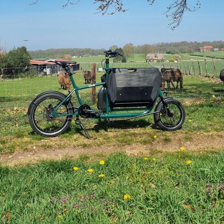 Muli Motor ST Pro Green Pinetree cargobike, Fietsen en Brommers, Fietsen | Bakfietsen, Nieuw, Overige merken, 2 kinderen, Elektrisch