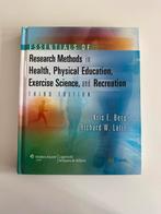 Studie boek bewegingswetenschappen methodologie statistiek, Boeken, Gelezen, Ophalen of Verzenden, WO, Wolters Kluwer