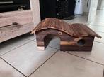 Houten huis voor cavia's/hamsters, Dieren en Toebehoren, Knaagdieren, Cavia, Januari, Meerdere dieren, Tam