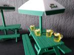 GROLSCH picknick tafel + Parasol + bierpullen + kratje, Verzamelen, Biermerken, Ophalen of Verzenden, Nieuw, Reclamebord, Plaat of Schild
