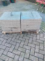 18 Antraciet tegels 60x60x5 cm, Tuin en Terras, Ophalen, Gebruikt, 5 tot 10 m², Beton