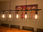 Industriële hanglamp voor boven eettafel, Ophalen, Zo goed als nieuw, Metaal, 50 tot 75 cm
