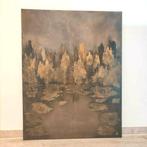 Abstract schilderij, Antiek en Kunst, Kunst | Schilderijen | Klassiek, Ophalen of Verzenden