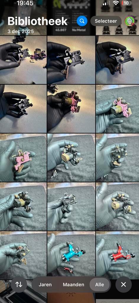 Tattoo Machine - martin pintos - dragonfly, Hobby en Vrije tijd, Feestartikelen, Zo goed als nieuw, Overige typen, Overige, Ophalen