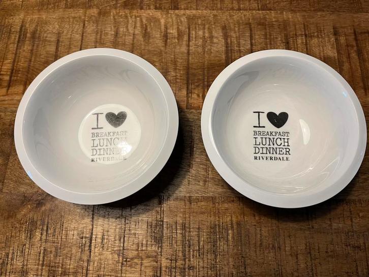 Riverdale schaaltjes 3 stuks, Huis en Inrichting, Keuken | Servies, Gebruikt, Overige stijlen, Porselein, Ophalen of Verzenden