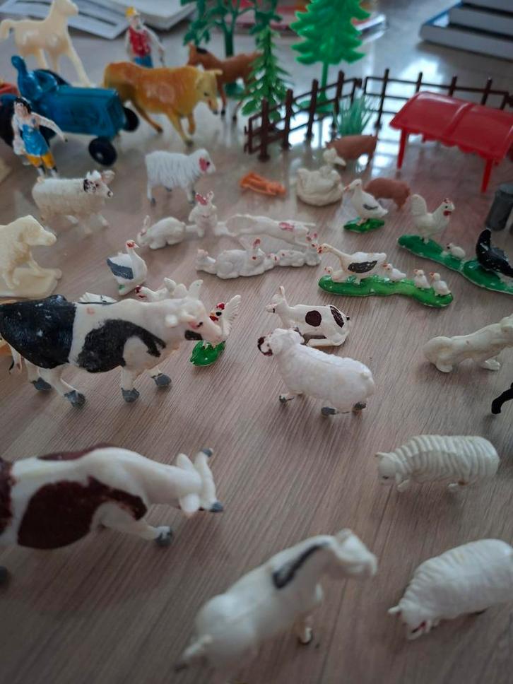 Vintage Speelgoed Boerderijdieren Collectie, Antiek en Kunst, Antiek | Speelgoed, Ophalen of Verzenden