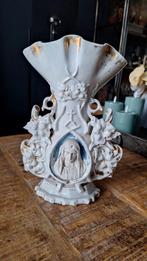 Mooie antieke porseleinen vaas met afb Maria, Antiek en Kunst, Antiek | Religie, Ophalen of Verzenden