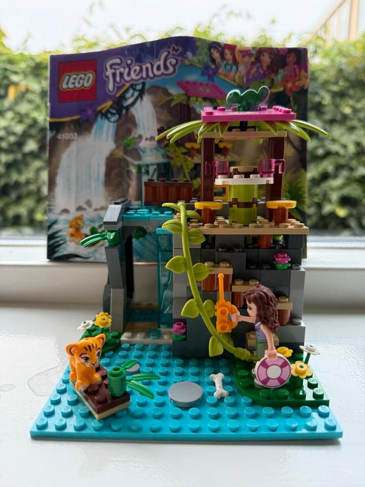LEGO Friends Junglewaterval Reddingsactie - 41033, Kinderen en Baby's, Speelgoed | Duplo en Lego, Zo goed als nieuw, Lego, Complete set